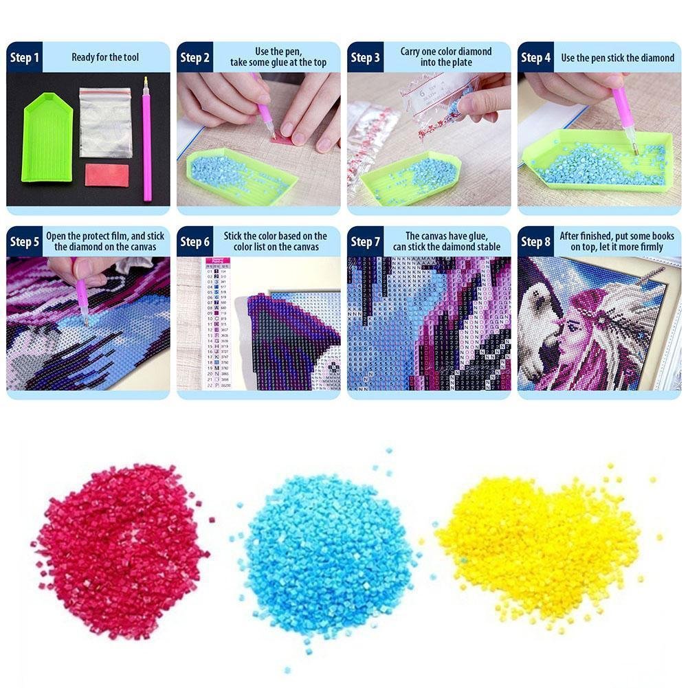 Wholesale Factory Art Wall Diamond Decor On Canvas Wall Art Balloon Picture Full Drill 5d Diamond Painting For Adults And Kids