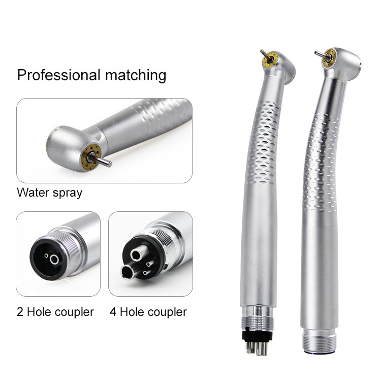 Ceramic Ball Bearing Dental 5 Led Light Handpiece Medical Portable High Speed Handpiece Dental Equipments Dental Handpiece