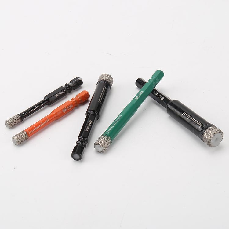 Hex Diamond Core Drill Bit 6-16mm DIAMOND BIT hand drill Hole Saw for Granite Marble Ceramic Tiles Diamond Spring cnc drill bits