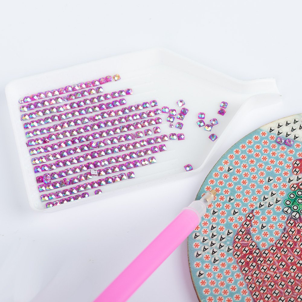 5d Diamond Painting AB Square Resin Drills DMC 477 Dazzling Diamond Beads Fairy Dust Diamond Painting For Diy Your Own Painting