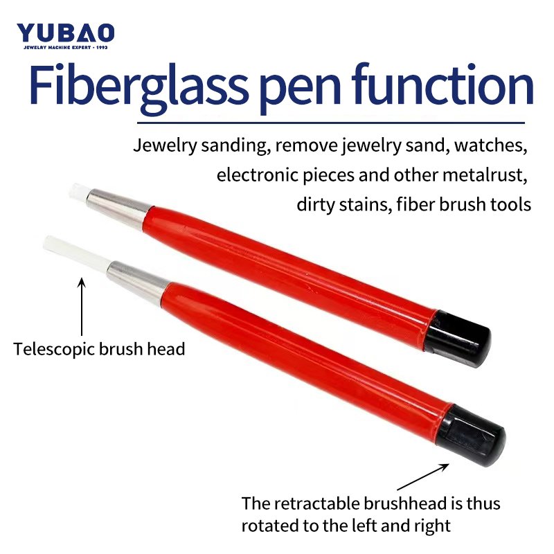 Custom Logo High Quality Fiberglass Cleaning Brush Rust Removal Dental Handpiece Jewelry Polishing Brush For Polishing
