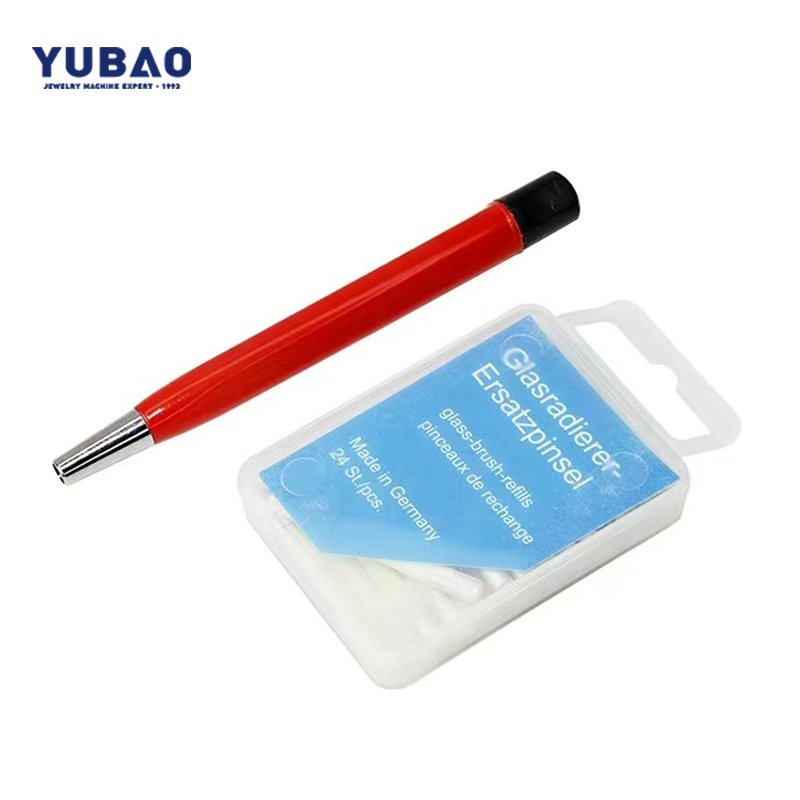 Custom Logo High Quality Fiberglass Cleaning Brush Rust Removal Dental Handpiece Jewelry Polishing Brush For Polishing