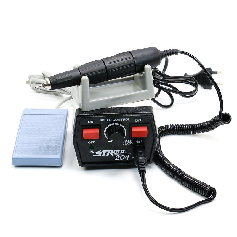 Dental Lab micro motor 35000 Rpm Micromotor Strong 204 with micro motor handpiece 102L micromotor dental strong