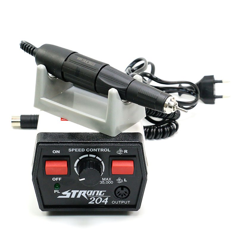 Dental Lab micro motor 35000 Rpm Micromotor Strong 204 with micro motor handpiece 102L micromotor dental strong
