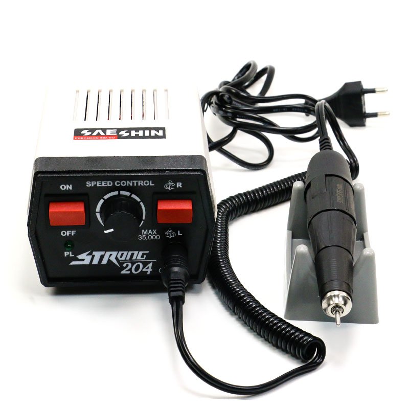 Dental Lab micro motor 35000 Rpm Micromotor Strong 204 with micro motor handpiece 102L micromotor dental strong