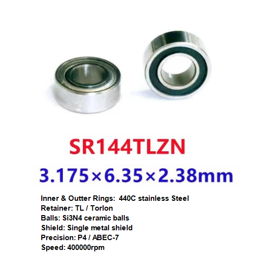P4 ABEC7 high speed Dental instrument bearing SR133TL S683TL S684TL S682TL SMR63TL SMR85TLZZ S694TLZZ SR2-5TLN SR2-5TLZN