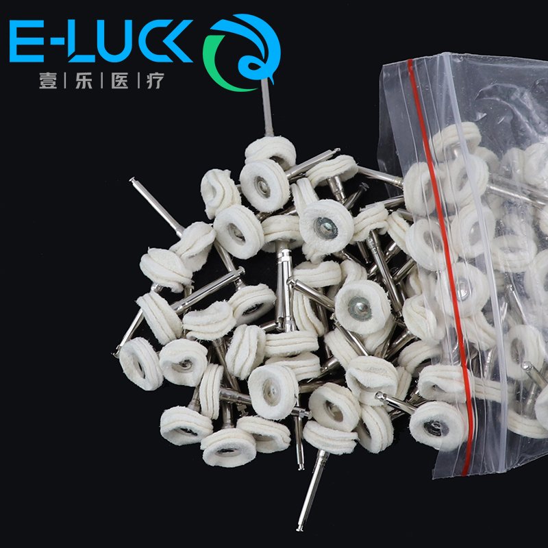 Dental Material RA Wool Polishing Wheel for Low Speed Handpiece Buffing Pad Brushes Polishing Tools