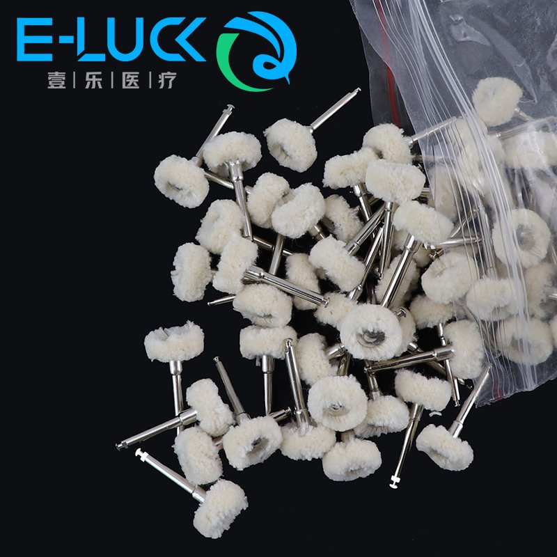 Dental Material RA Wool Polishing Wheel for Low Speed Handpiece Buffing Pad Brushes Polishing Tools