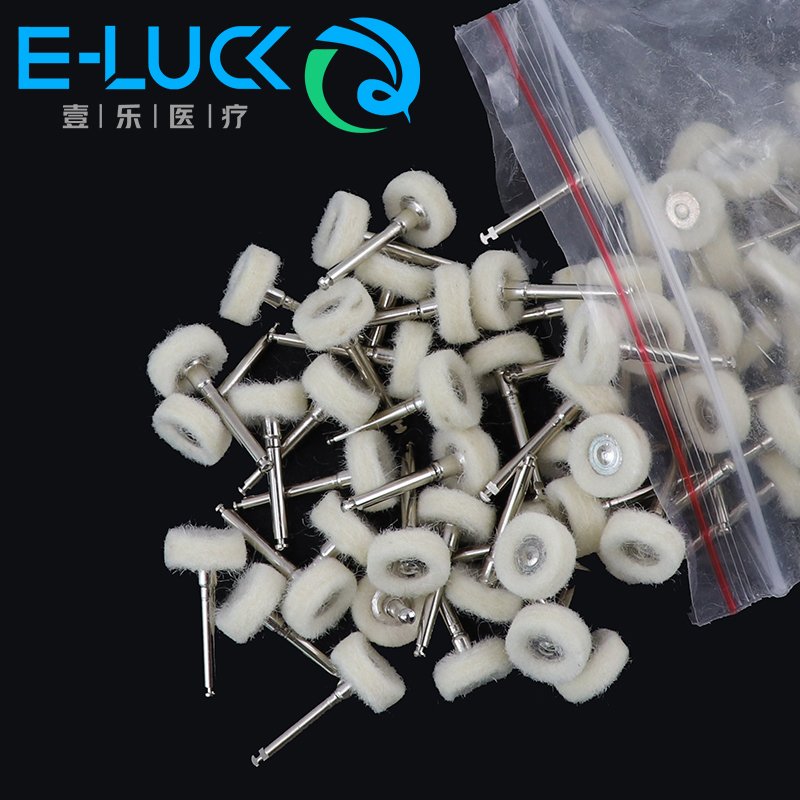 Dental Material RA Wool Polishing Wheel for Low Speed Handpiece Buffing Pad Brushes Polishing Tools