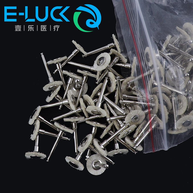 Dental Material RA Wool Polishing Wheel for Low Speed Handpiece Buffing Pad Brushes Polishing Tools