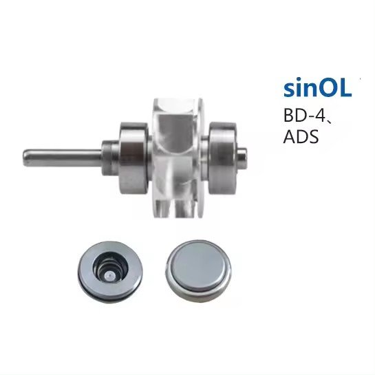 Dental Handpiece Turbine Cartridge Rotor Standard Push Button Movement Dental Equipments Dentistry Materials Steel CE Hydraulic