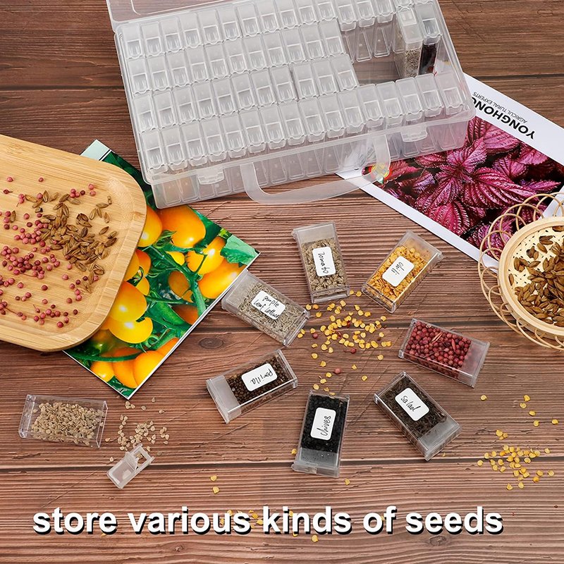 Storage Box Home Desktop Nail Art Diamond Painting Dustproof Transparent Pp Plastic Storage Box