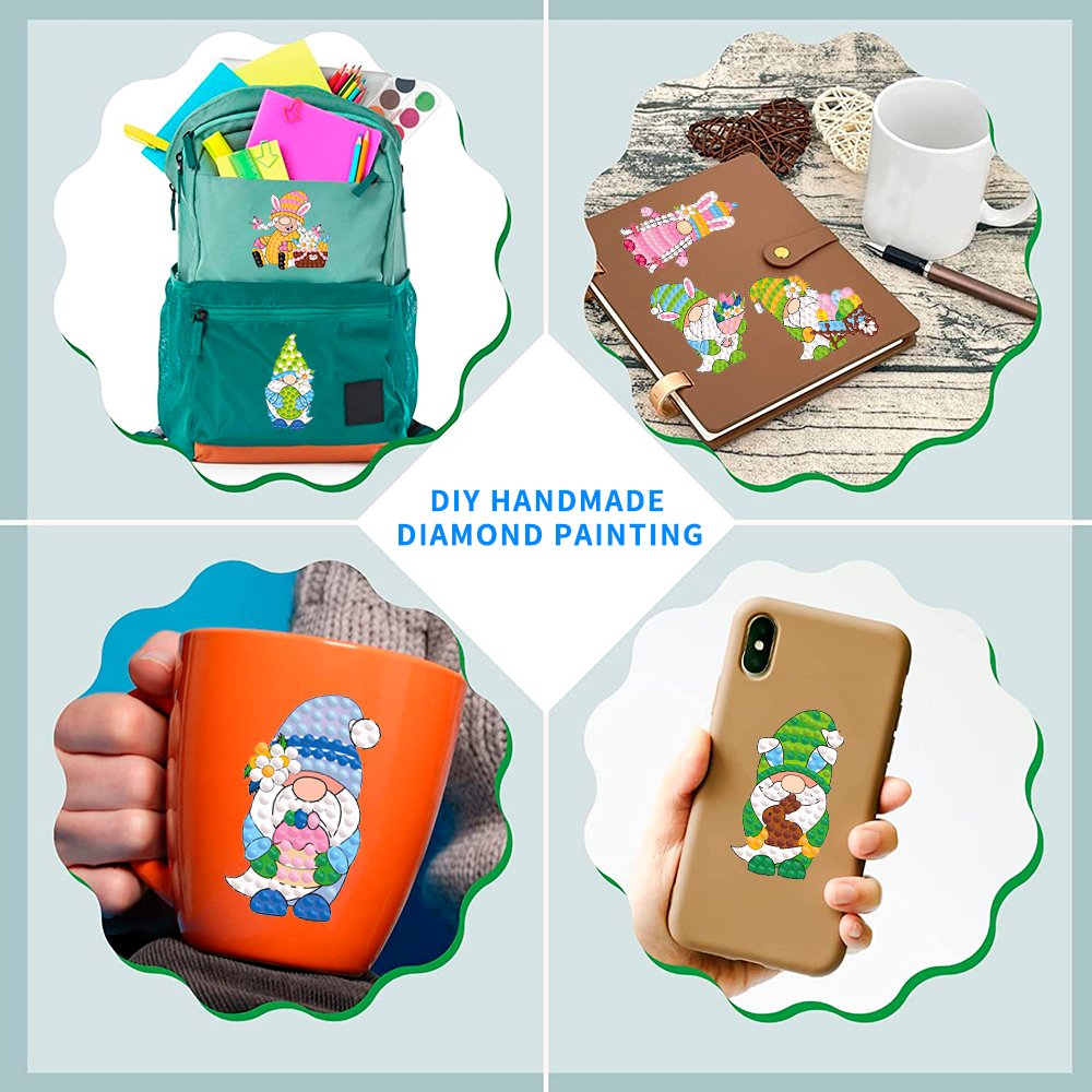 DIY Gem Art Children's Diamond Painting Kit Big 5D Gem DIY Children's Art and Crafts