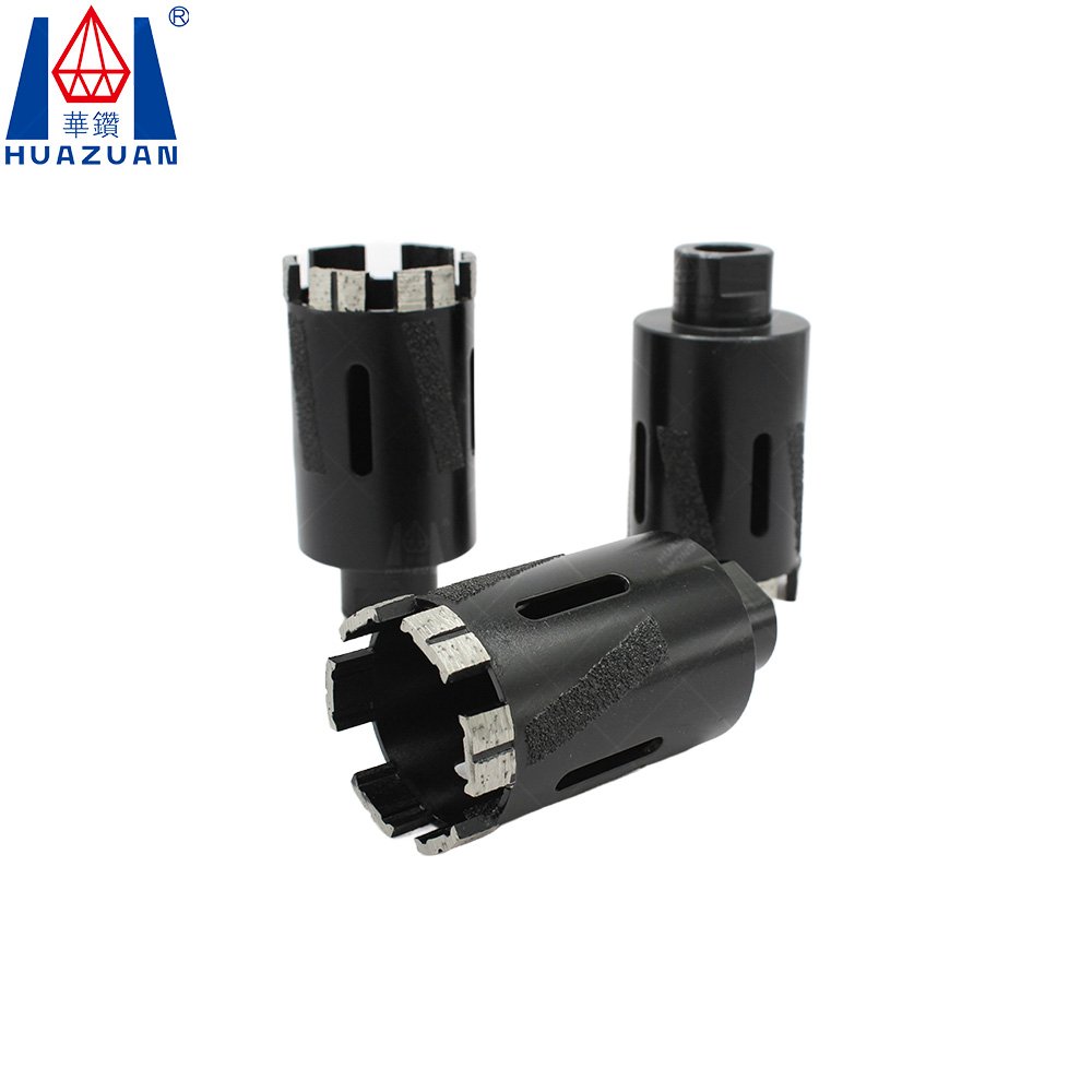 Vacuum Brazing Turbo Teeth Diamond Core Drill Bit for Angle Grinder