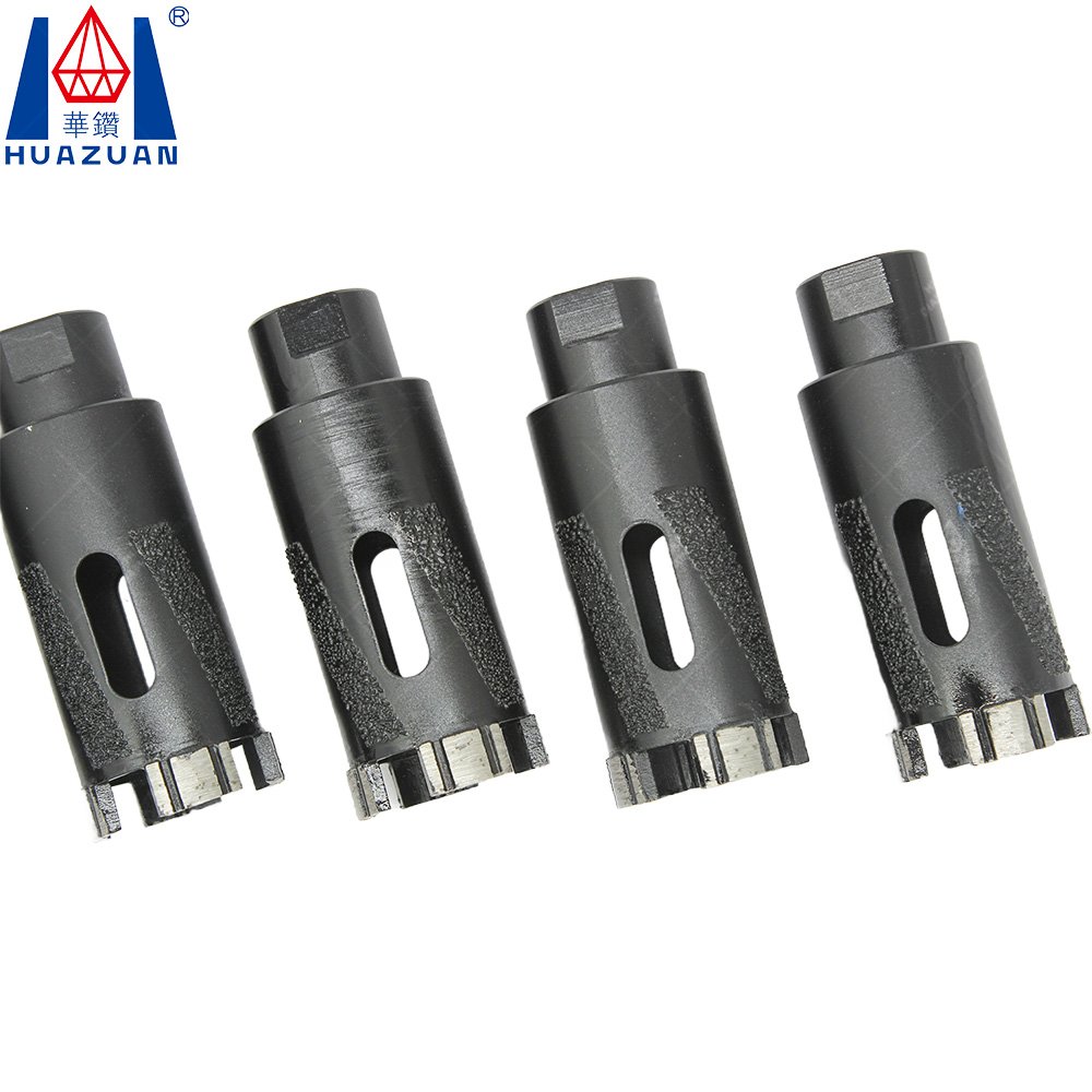 Vacuum Brazing Turbo Teeth Diamond Core Drill Bit for Angle Grinder