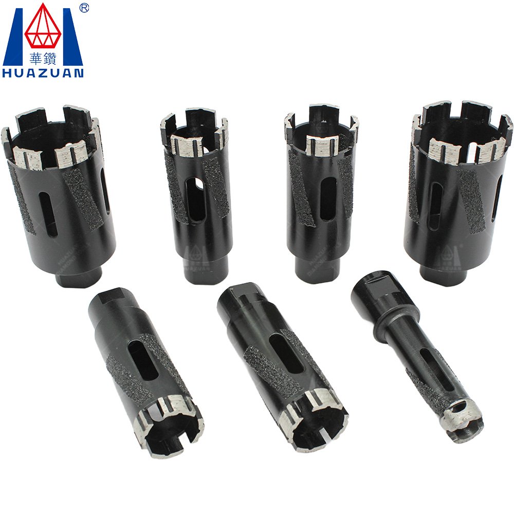 Vacuum Brazing Turbo Teeth Diamond Core Drill Bit for Angle Grinder