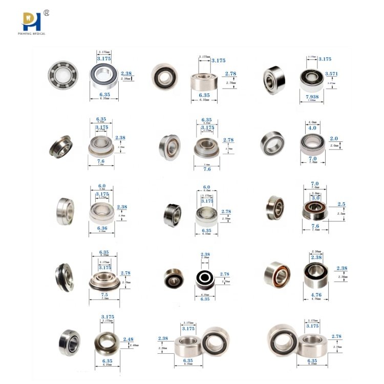 Dental spare part Handpiece rotor ceramic bearing Dental turbine Handpiece Maintenance Tool Set