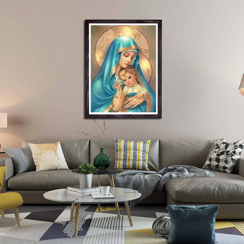 Religious Icon virgin mary art 5d diamond embroidery paintings
