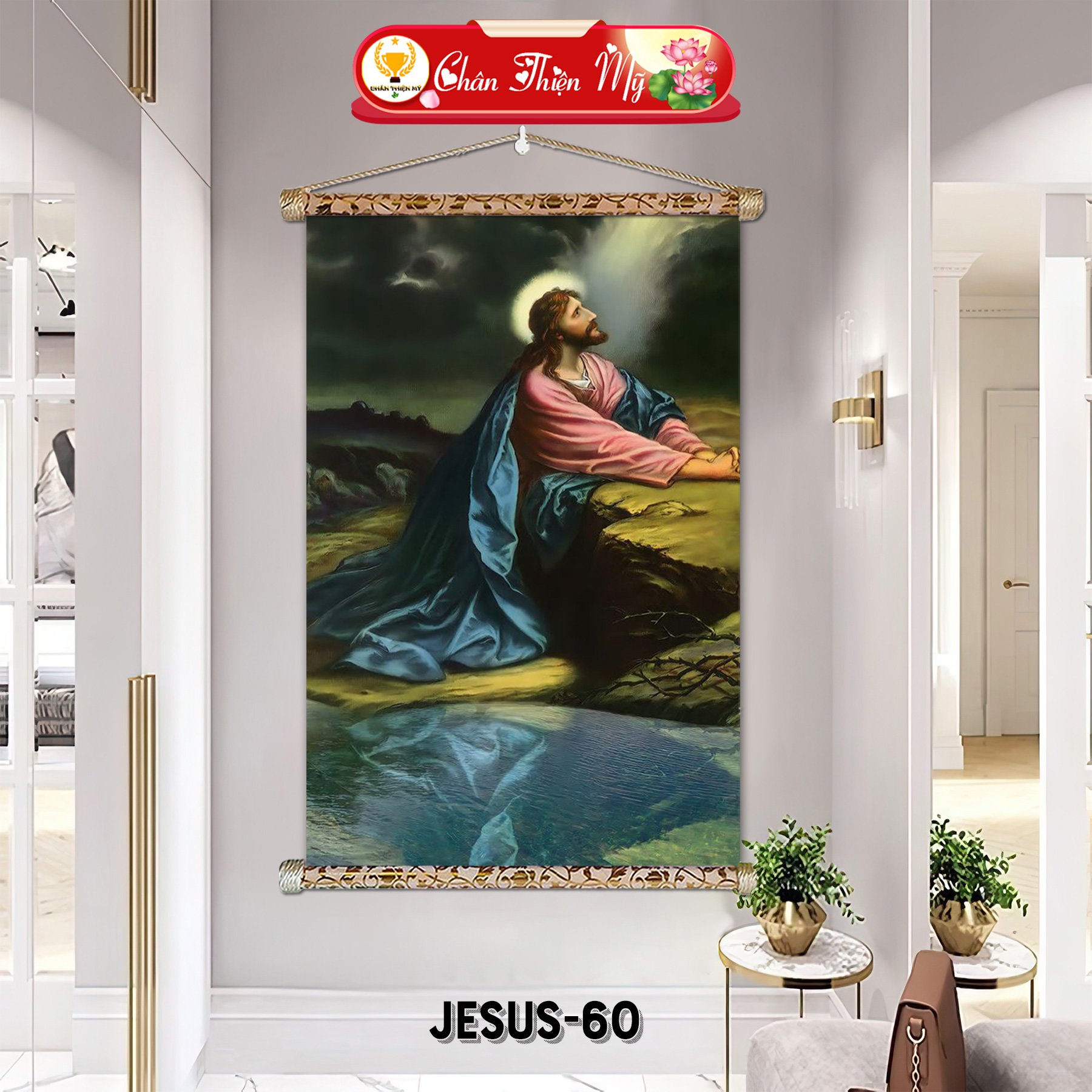 Wall paintings printed on demand for home decoration