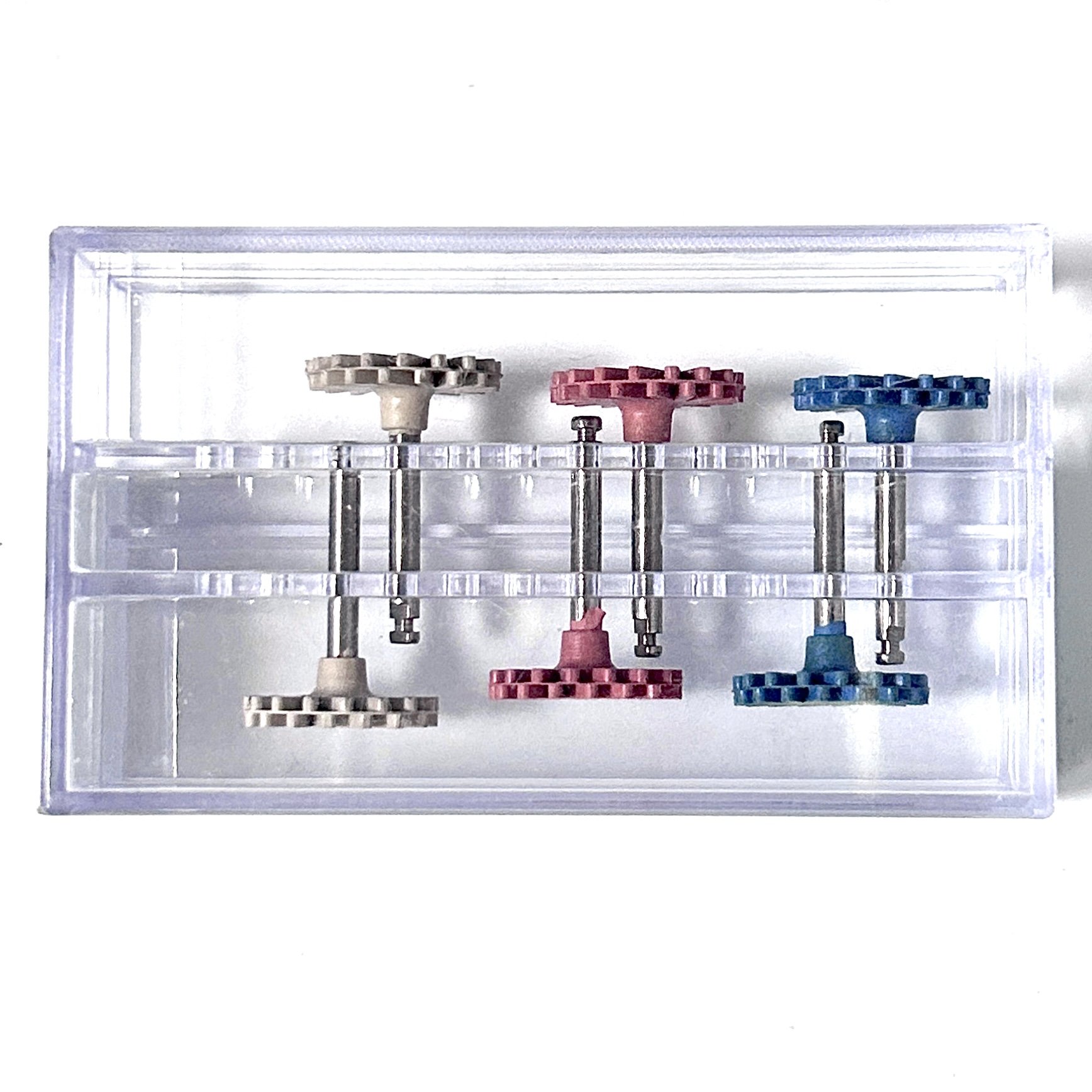 RAD0106 6-Pack/Box Dental Polishing Kit Composite Resin Polishing Discs Spiral Polishing Wheel RA Silicone Composite Polisher