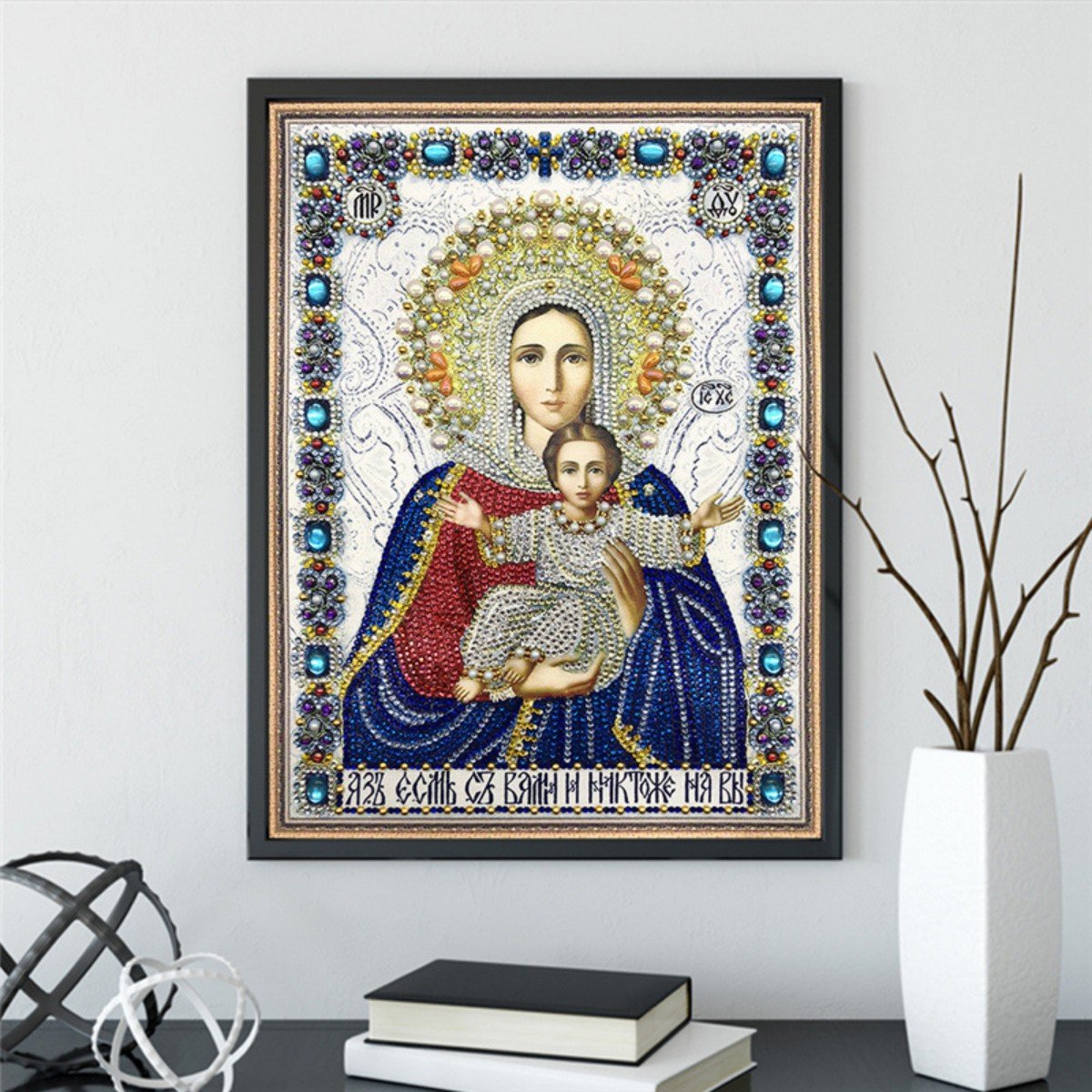 Painting Special Shaped Religious Icon Female Diamond Embroidery Partial Drill Kit Handmade Decorations Diamond Paintings