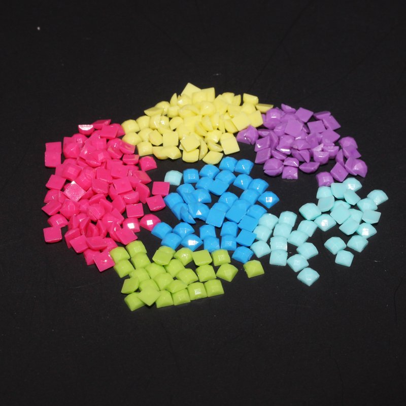 DMC 447 Colors drill for Diamond Painting Accessories for raw materials Diy 2.5mm 2.8mm round square stone