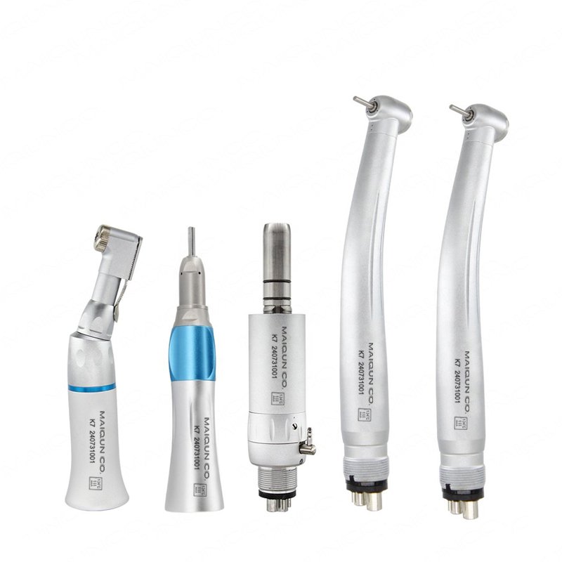 Affordable 2 Hole 4 Holes External Low Speed Contra Angle Air Motor Set Air Turbine High Speed Panamax 203C Fast Handpiece Kit