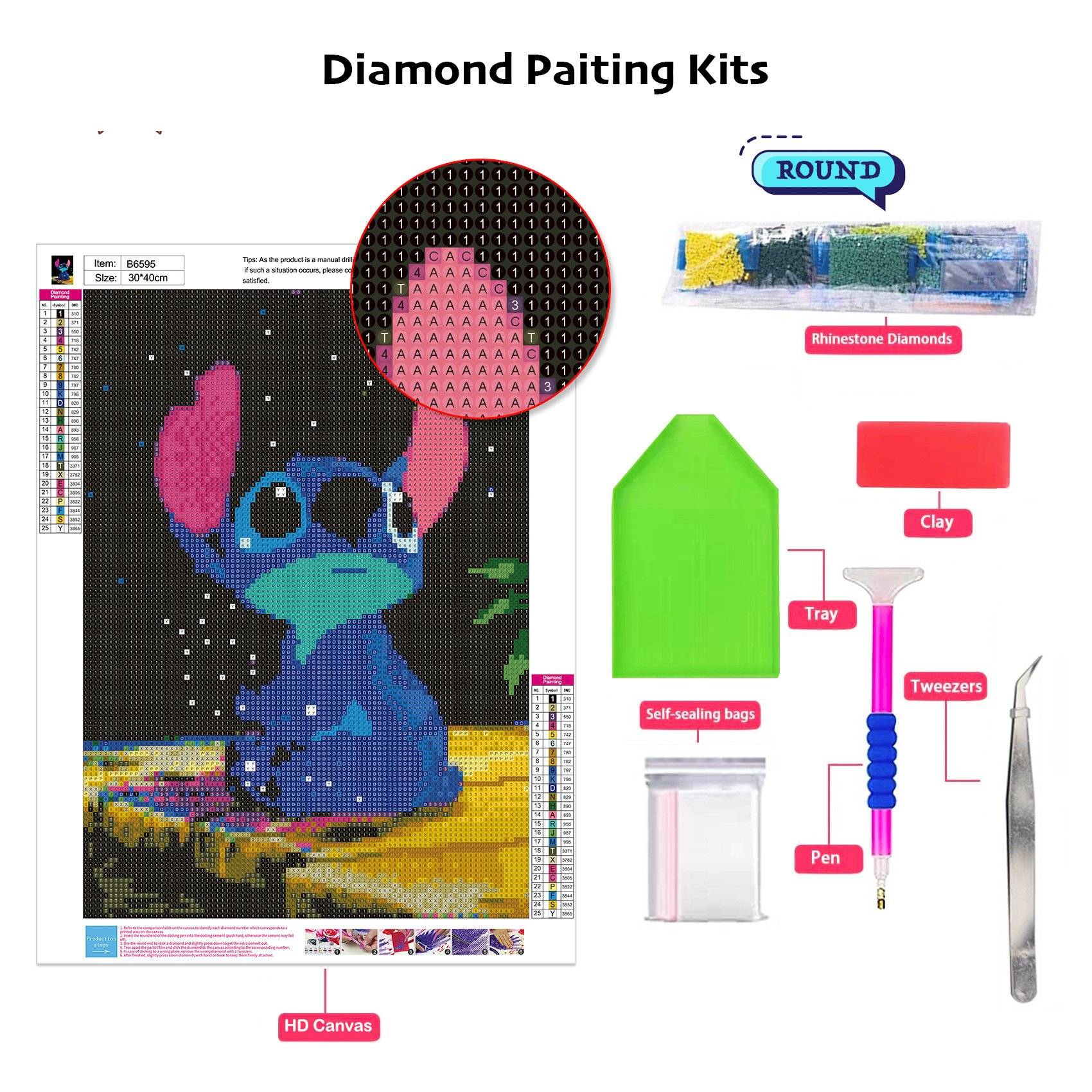 Galaxy Stitch Diamond Paintings 5D Diamond Painting DIY Diamond Painting Kit for Home Decor Wall Art