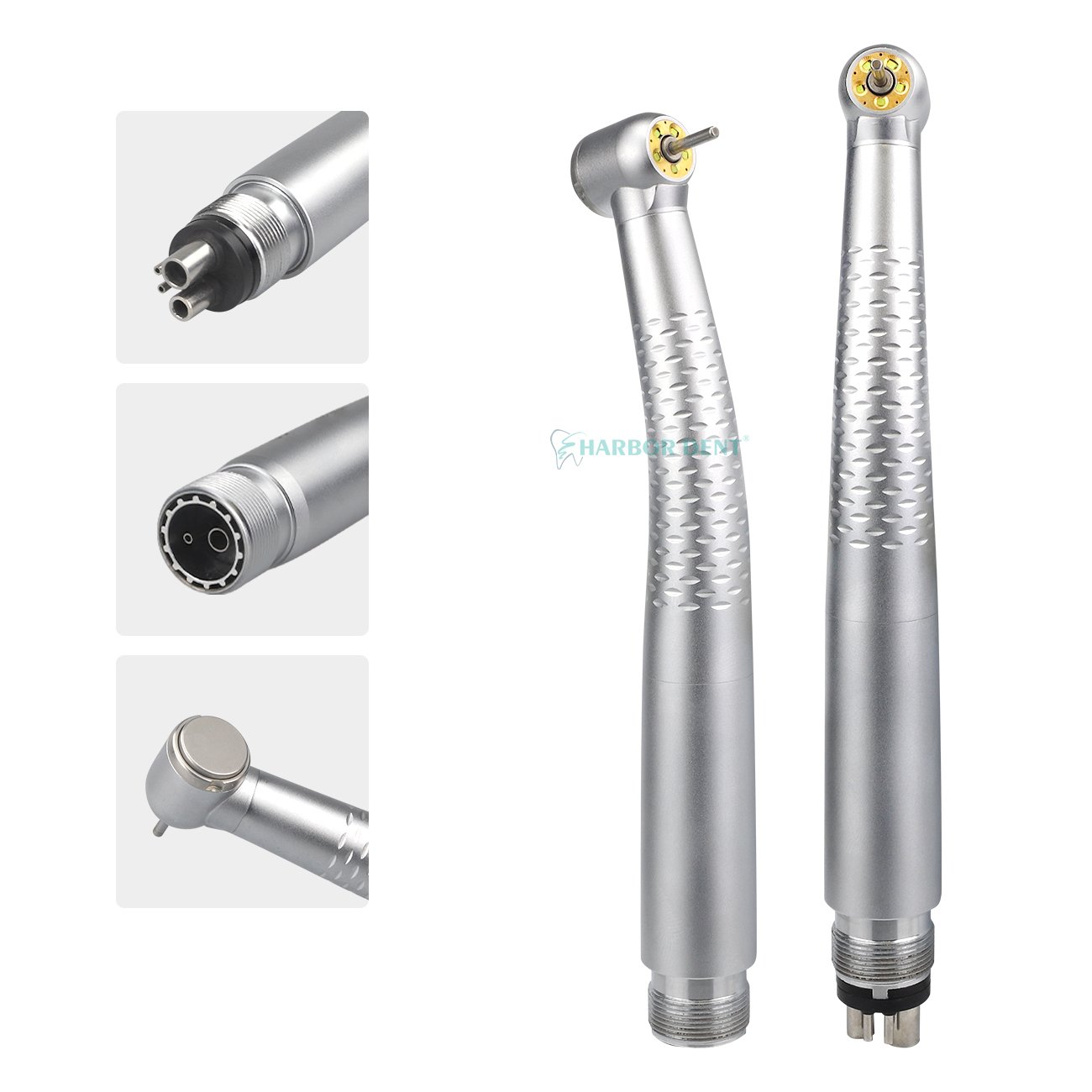 Dental Handpiece 5 LED Bulbs 5 Water Spray Shadowless Light High Speed Dental Handpiece 2 Hole 4 Holes