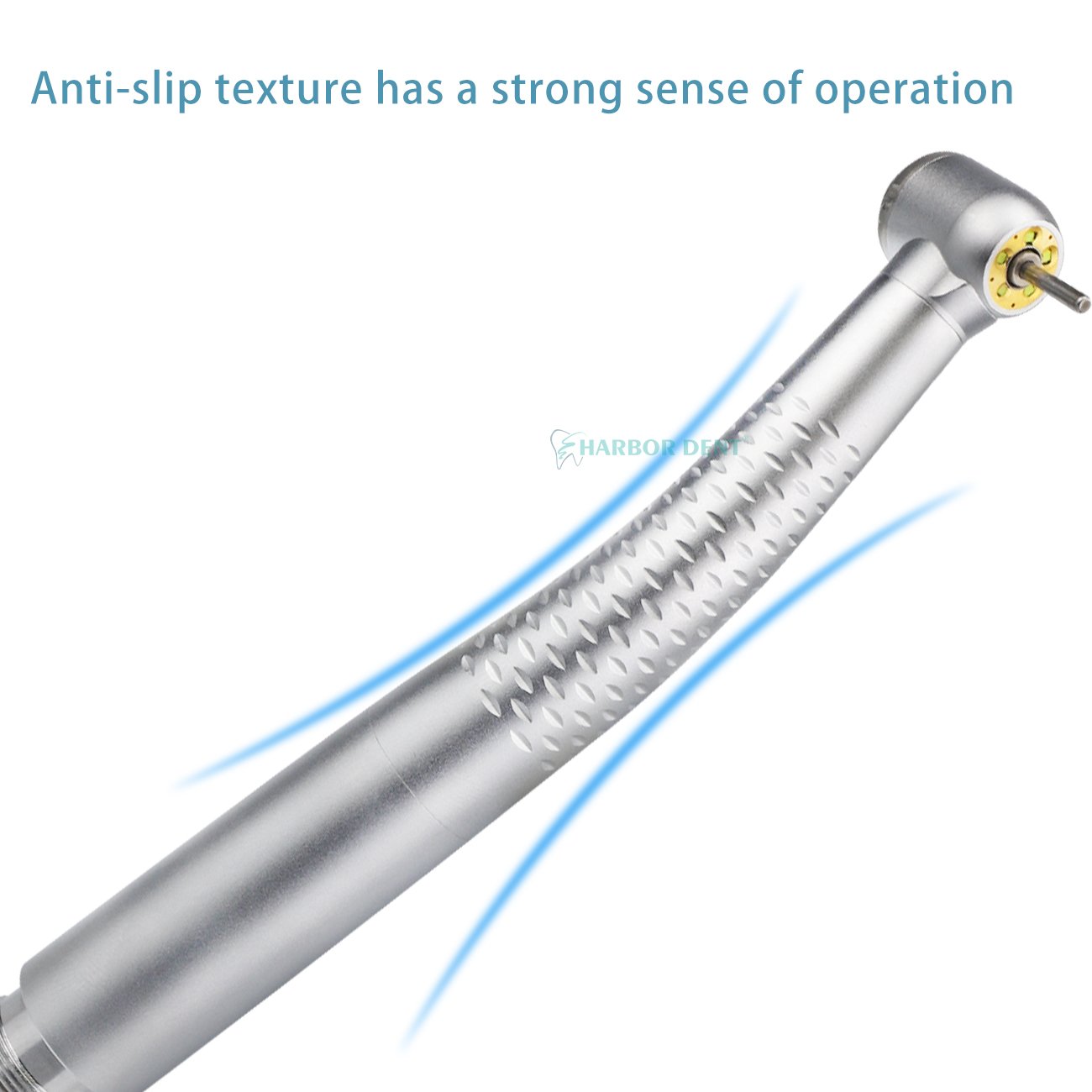 Dental Handpiece 5 LED Bulbs 5 Water Spray Shadowless Light High Speed Dental Handpiece 2 Hole 4 Holes