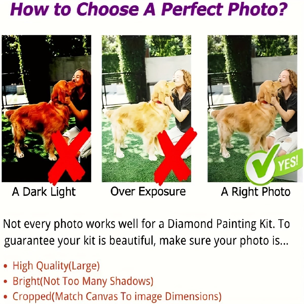 Ultra HD Personalized Factory Custom Photo Kit Home Decoration Custom Portrait Animal Plant Diamond Painting