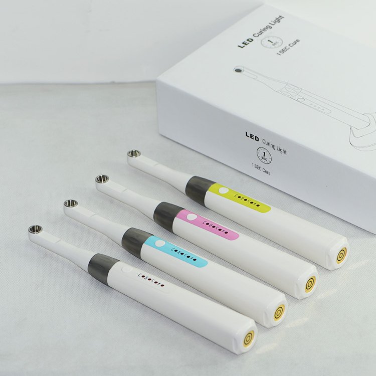 1S Wireless Dental Cure Light Handpiece with LED Curing Lamp Equipment for Cleaning & Filling Teeth