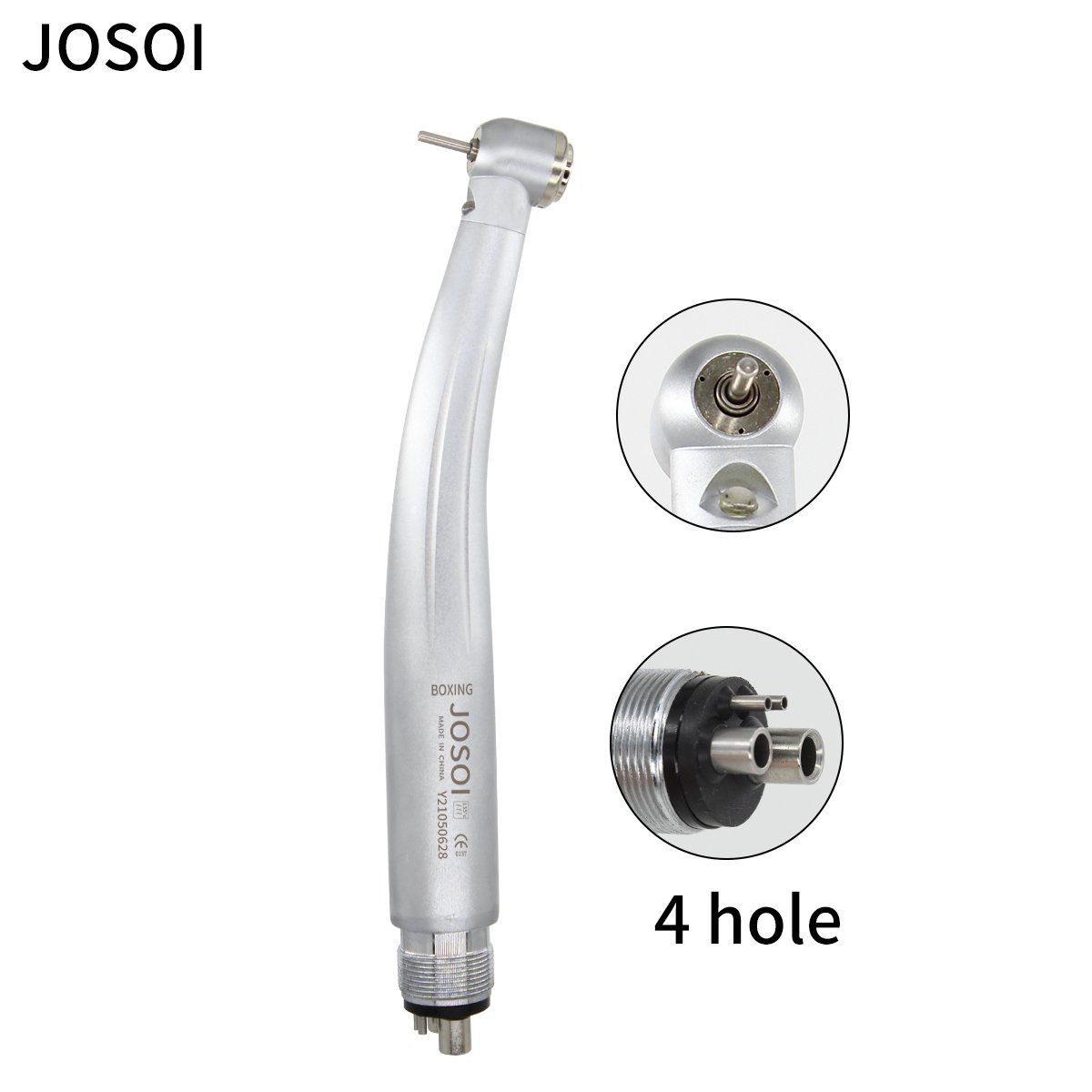Dental E-generator LED High Speed Handpiece Push Button 2/4 holes 3 Water Spray Dental Surgical Instrument