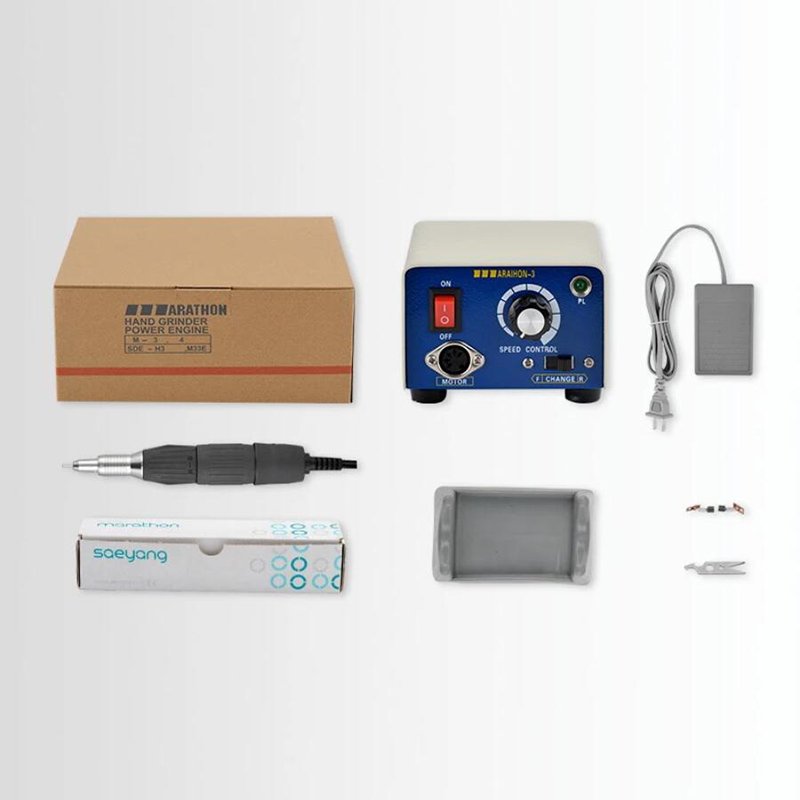 Dental Lab MARATHON Micromotor N3 H37L1 35000rpm Nail Drill Manicure Micro Motor Machine