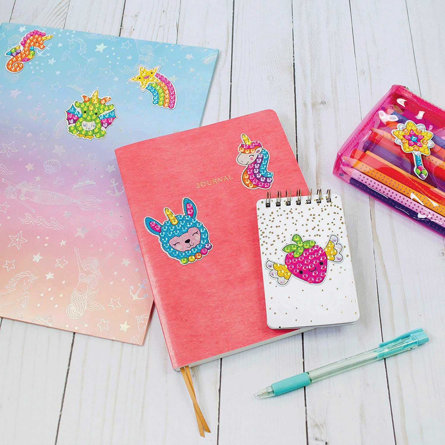 Big Gem Diamond Painting Kit for Kids Diamond Painting Stickers Gem Art Kits Diamond Stickers and DIY Accessories