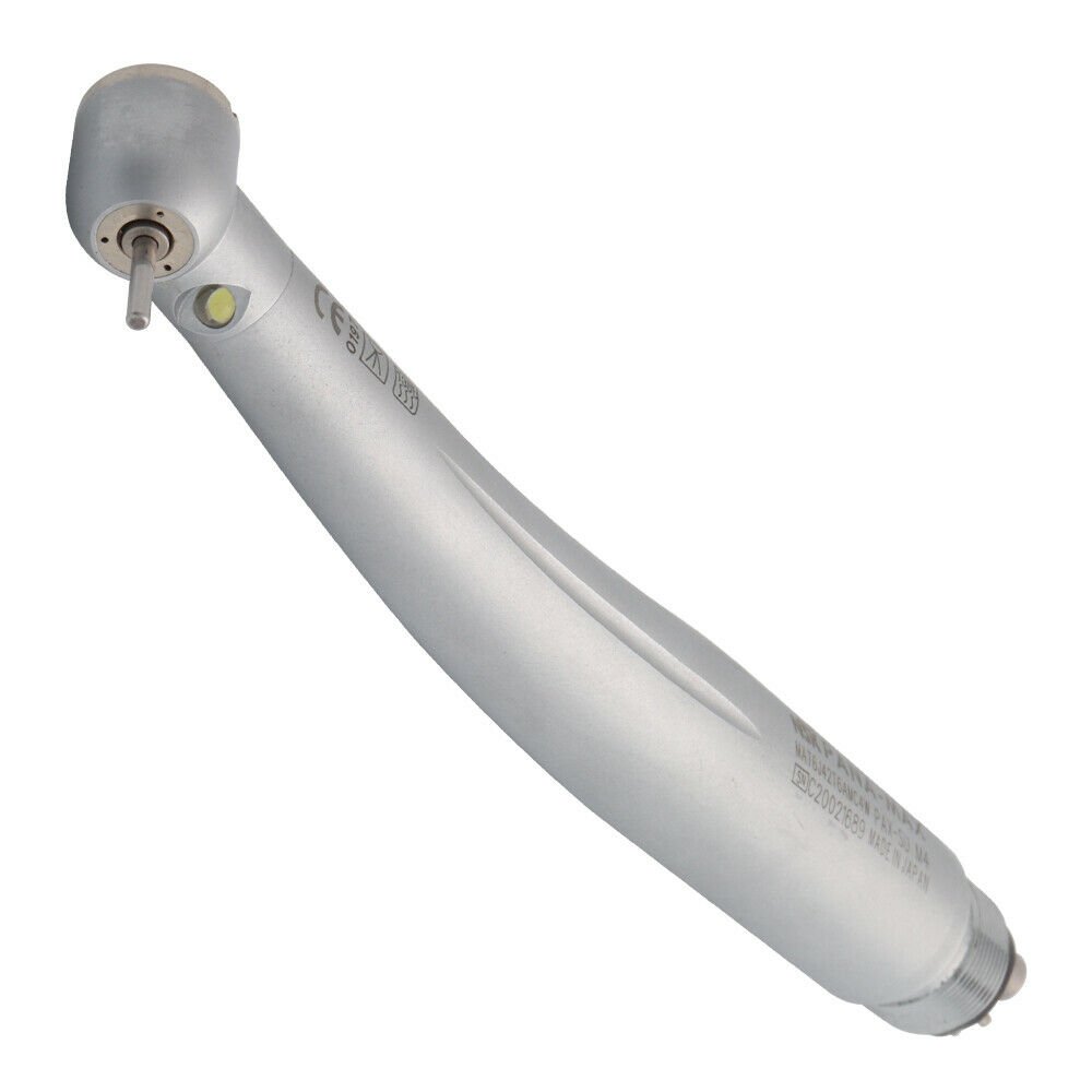 High quality Colorful Dental LED High Speed Push Button Turbine Handpiece 3 Water Spray 2/4 Holes