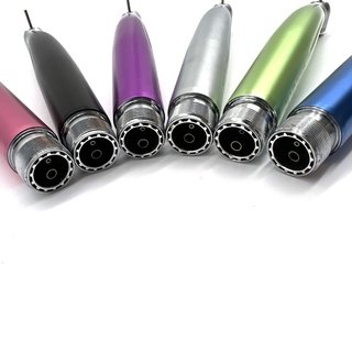 High quality Colorful Dental LED High Speed Push Button Turbine Handpiece 3 Water Spray 2/4 Holes