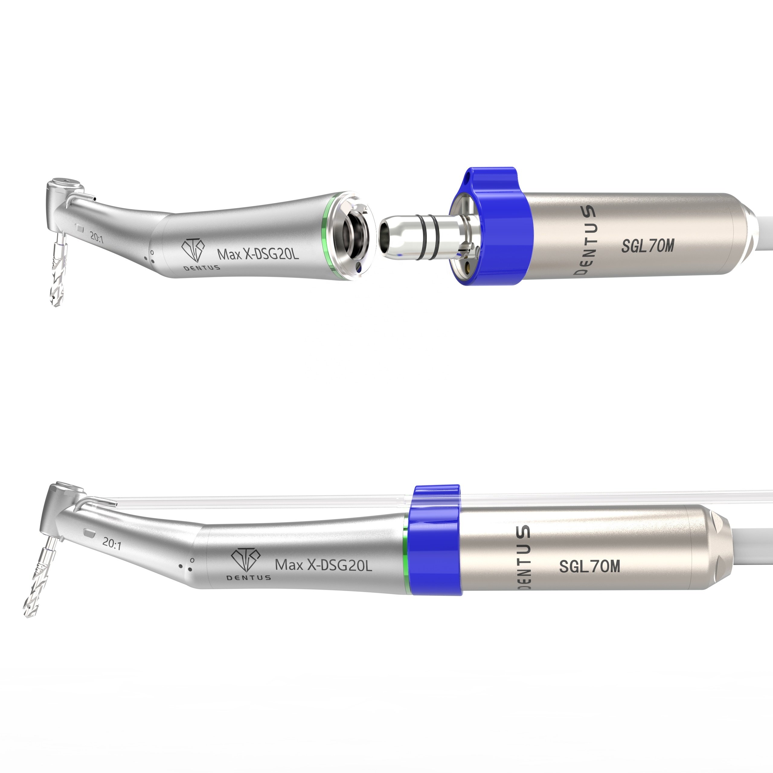 20:1 DSG20L Dismantling Surgical Handpiece With Optical Fiber 20:1 dental implant handpiece