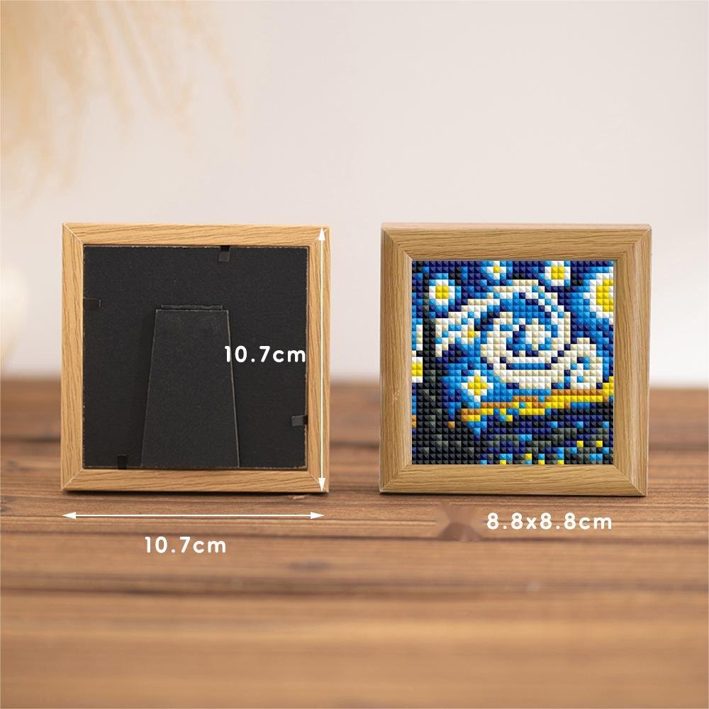 COOLEVE Custom Mini 5D DIY Diamond Painting Art Kit 10.7x10.7cm Handpainted Roman Plant Landscape Animal Gem Europe Japandi Home