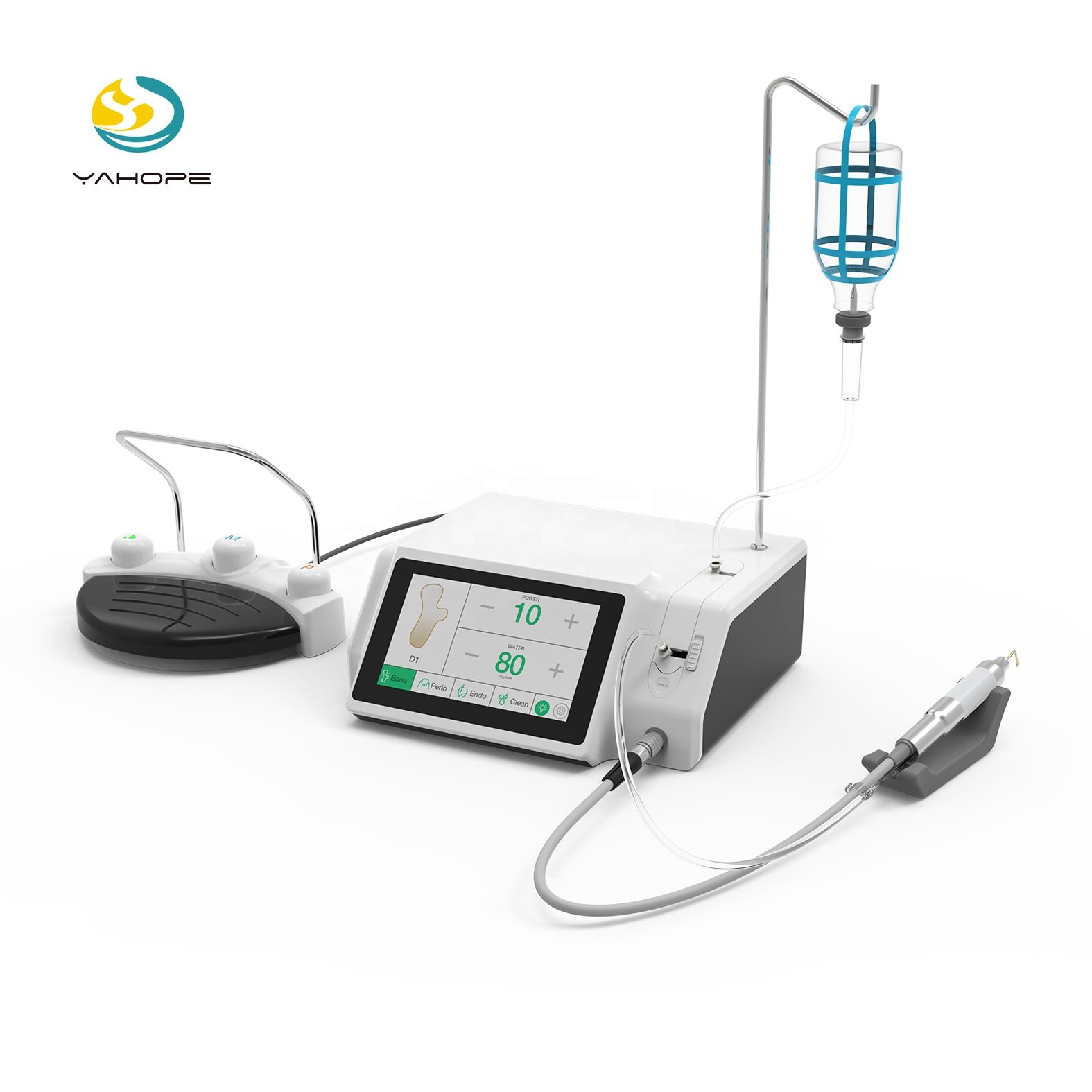 New Dental Ultrasonic Piezoelectric Surgery Bone Knife with Pedal Control and Handpiece Bone Endo Perio Surgical Equipment