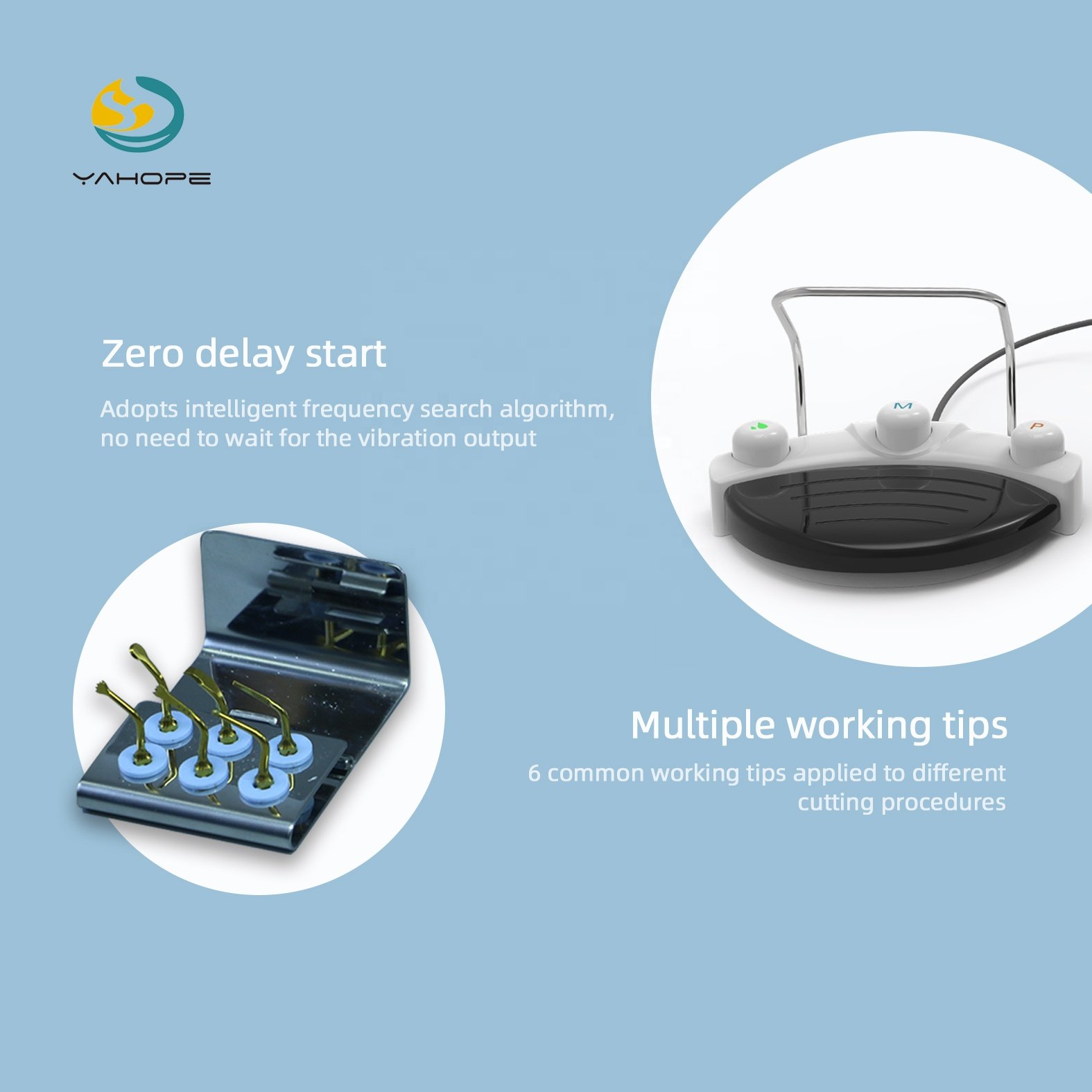 New Dental Ultrasonic Piezoelectric Surgery Bone Knife with Pedal Control and Handpiece Bone Endo Perio Surgical Equipment