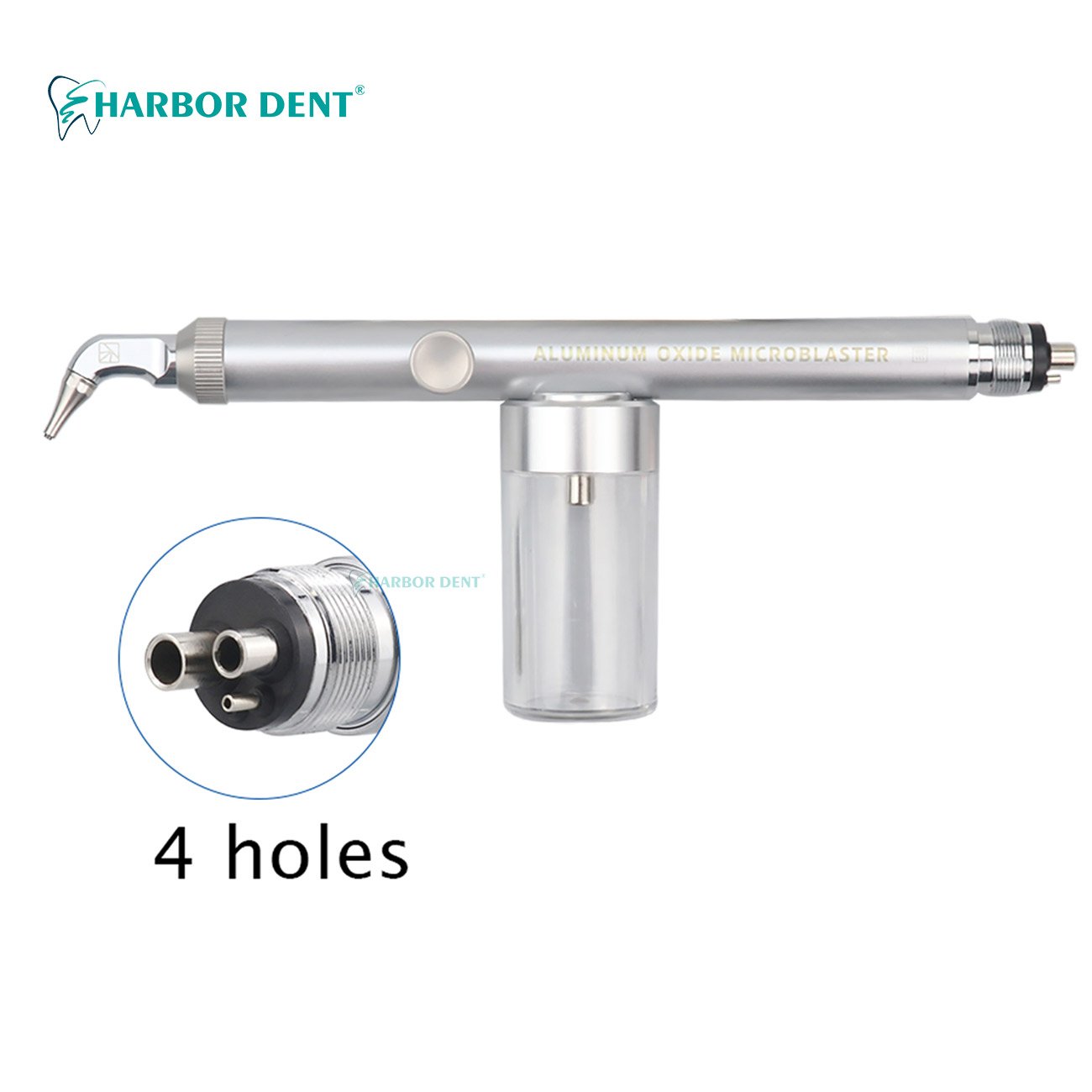 Dental Equipments Connect Pipe Nozzle 2/4 Holes Alumina Sandblasting Gun handpiece Polisher sandblaster