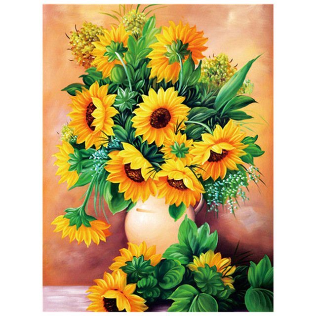 5d New Flower Drilling Diamond Painting DIY Home Decoration Diamond Craft