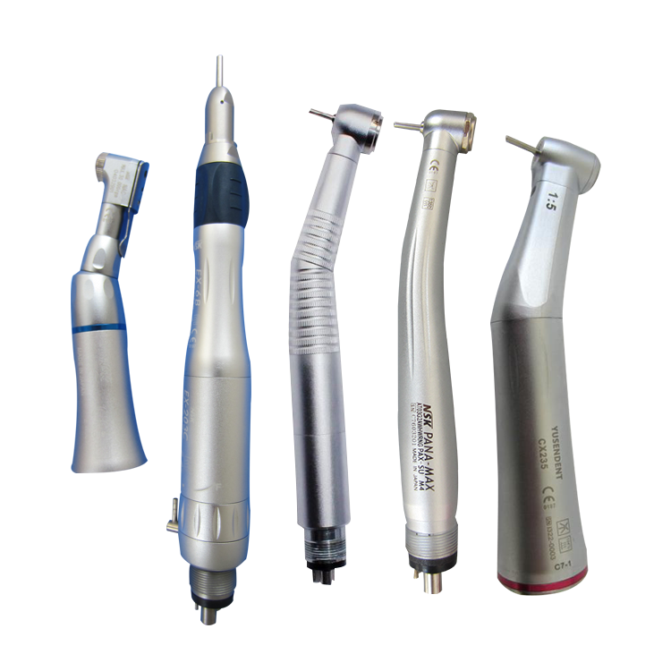 Wholesale Dental Equipment 2/4 Holes LED High Speed Low Speed Handpiece Kit With Quick Coupling