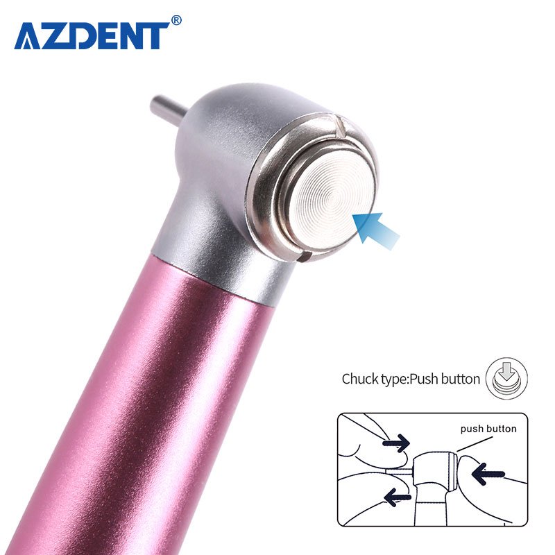 Cheap price push button 2/4 holes colorful handpiece dental high speed handpiece