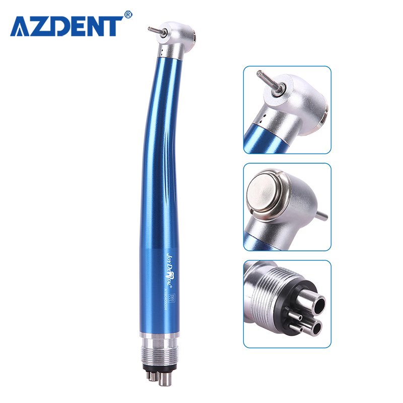 Cheap price push button 2/4 holes colorful handpiece dental high speed handpiece
