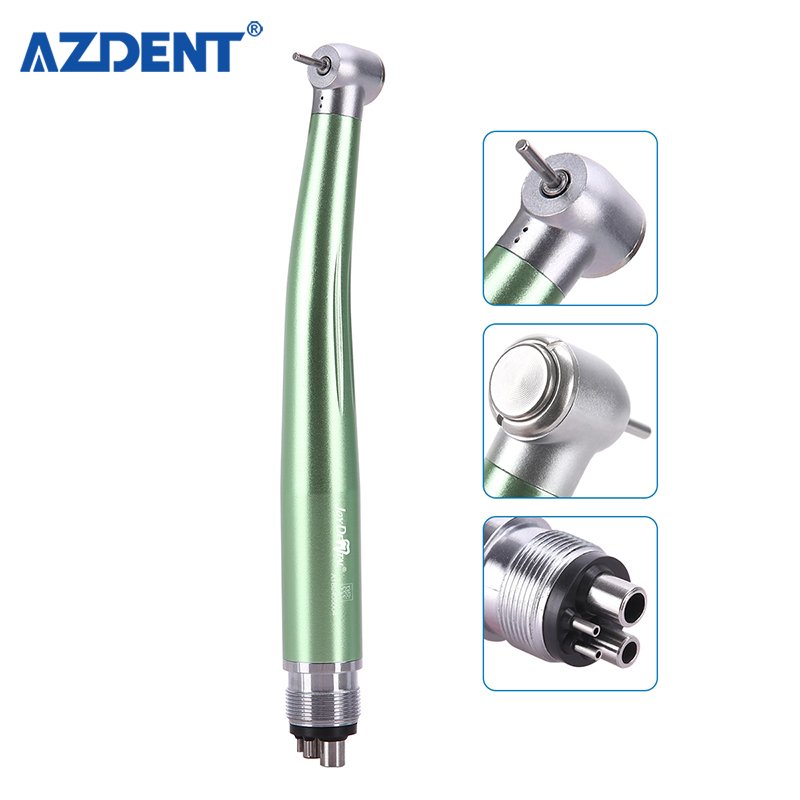 Cheap price push button 2/4 holes colorful handpiece dental high speed handpiece