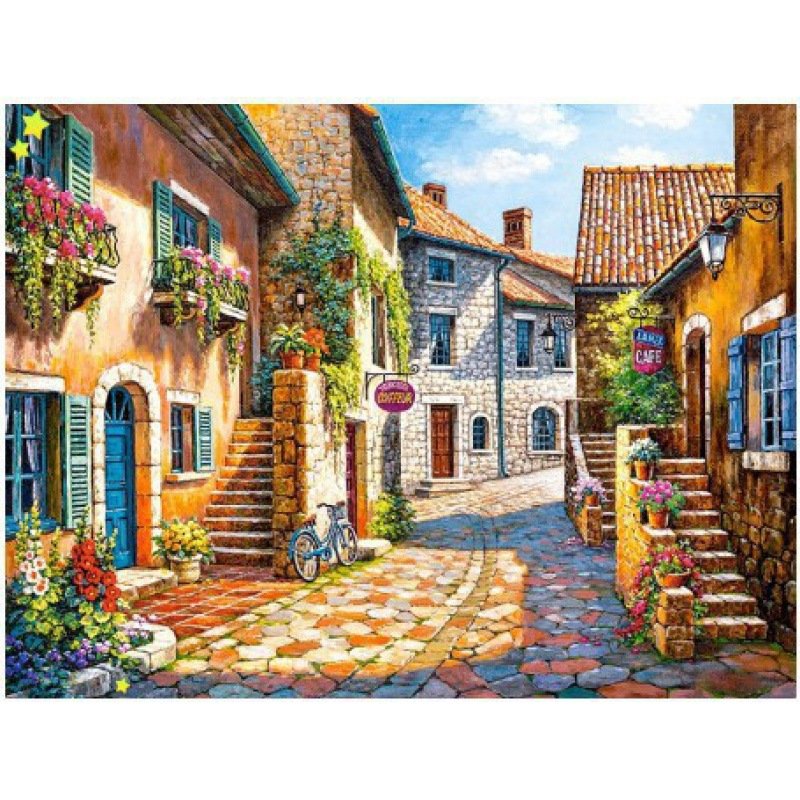 Ouyu 5D DIY Handpainted Art Diamond Painting Creative Classic Couple Painting With Rhinestone for Home Living Room Decoration