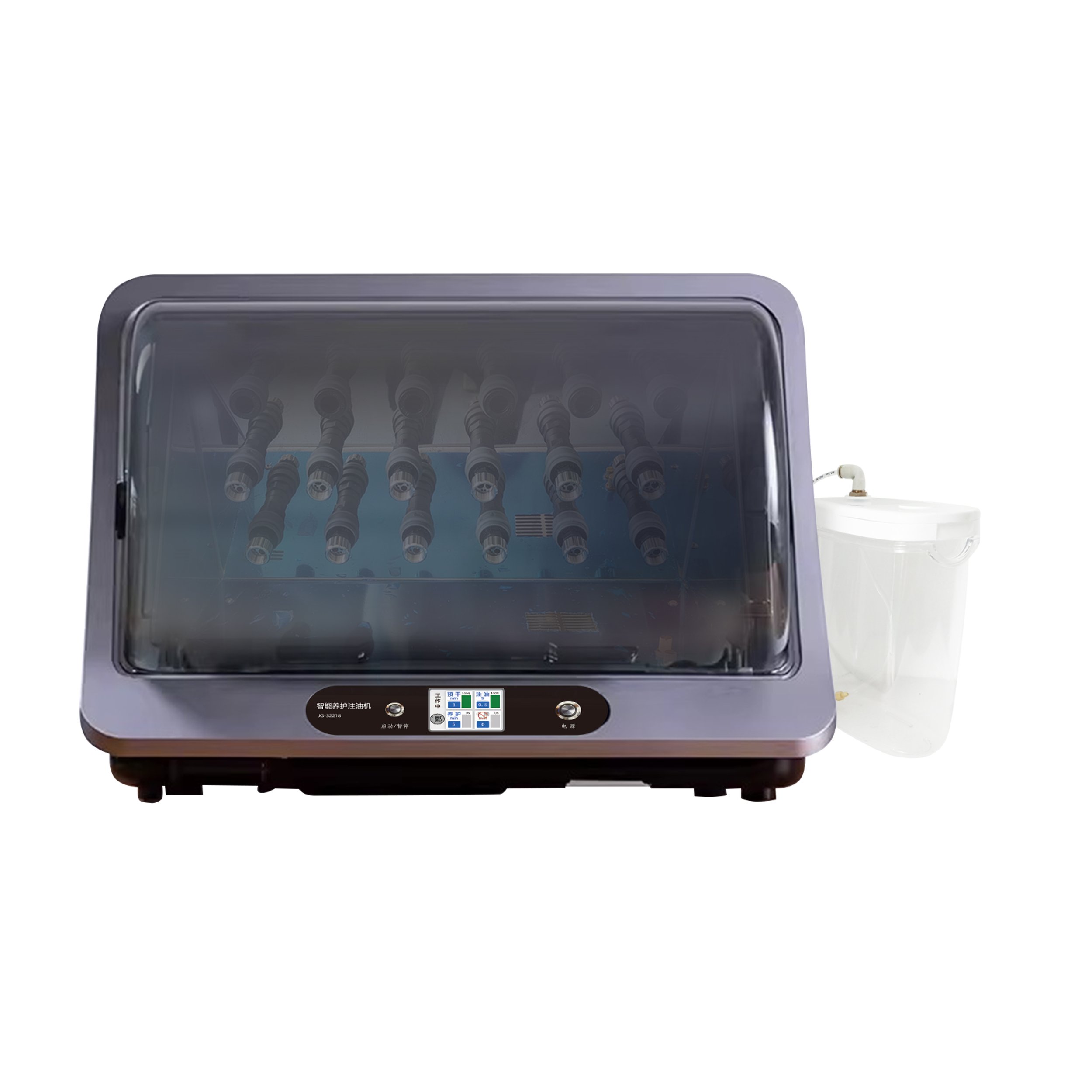 Large Capacity Dental Lubrication Machine for 18 Handpieces Electric 6 Low Speed + 12 High Speed Made Plastic Dental Equipment