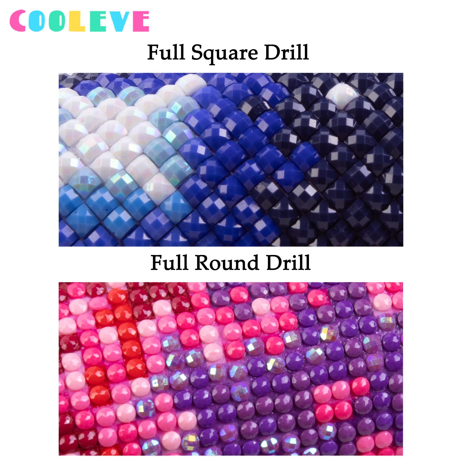 COOLEVE Factory Wholesale 5D DIY Diamond Painting Kit Custom Mosaic Big Einhorn Square Drill Canvas Set Diamond Painting Kits